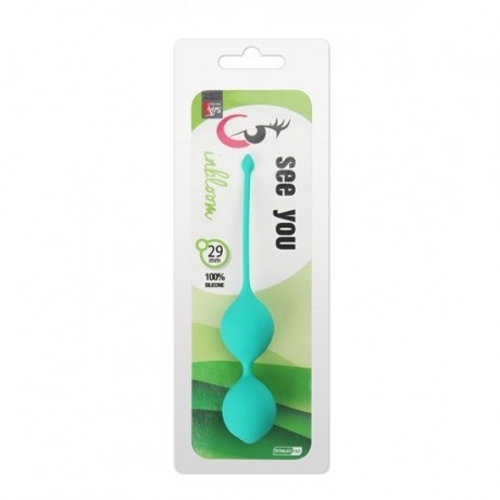 BOLAS VAGINAIS SEE YOU BLOOM SILICONE 2.9CM VERDE