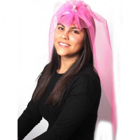 Véu noiva tule rosa