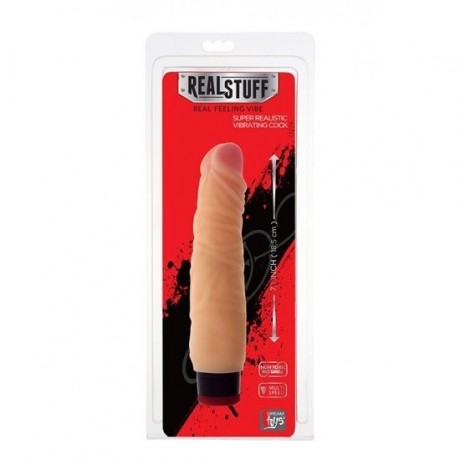 VIBRADOR REALISTA MULTISPEED 18.5CM REALSTUFF