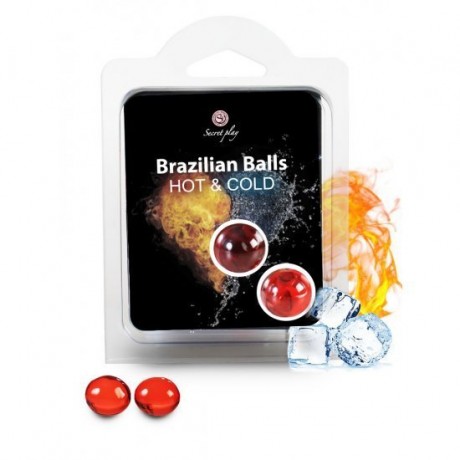 Conjunto de 6 bolas explosivas efeito quente/frio