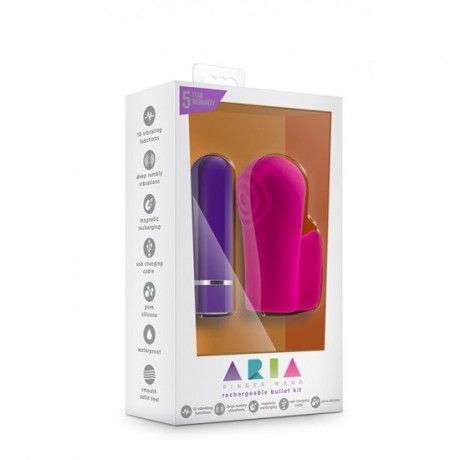 VIBRADOR DE DEDO ARIA FINGER WAND ROSA