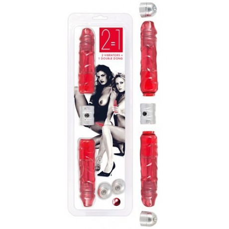 2-1 2 VIBRATORES 1 DOUBLE DONG